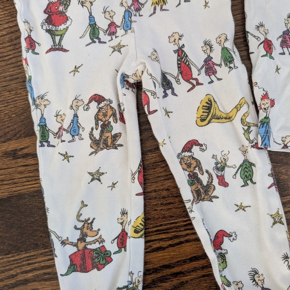 Pottery Barn Kids Dr. Seuss Pajamas 2T Cotton Long Sleeve Pants - Picture 2 of 4